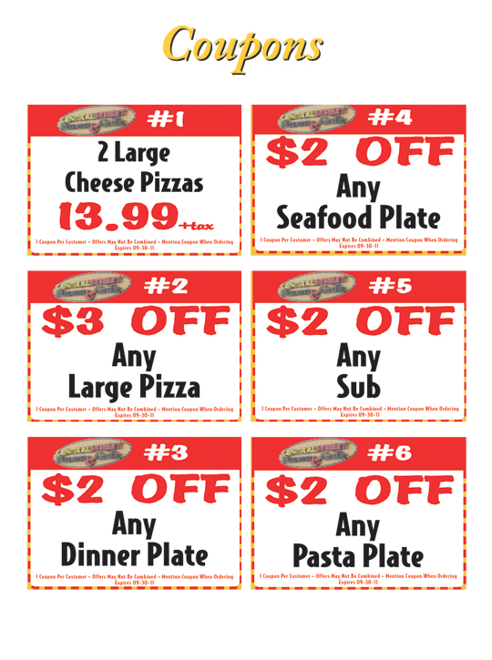 Central Street Pizzeria Coupons